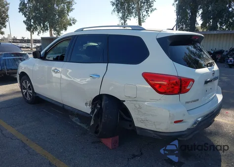 2017 Nissan Pathfinder Sv из США, поврежденный, VIN 5N1DR2MN5HC681559